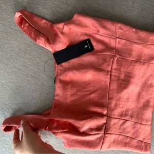 Lulu satin crop top size xs